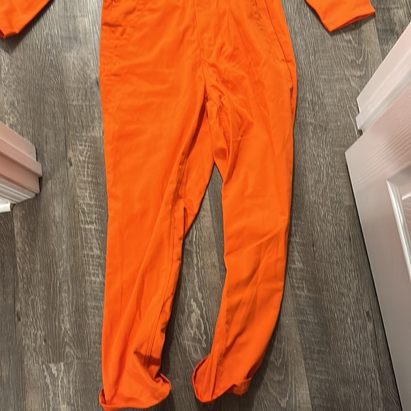 Orange Coverall Vet Scrubs - Picture 3 of 5
